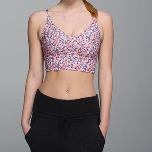 {LULULEMON} Solo Bra Prism Petal Multi Longline 6